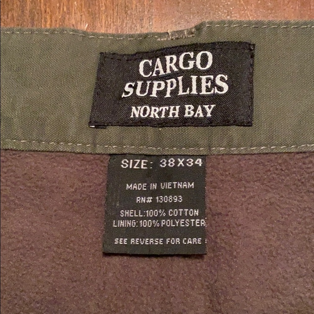 North Bay Green Cargo Pants 38x34